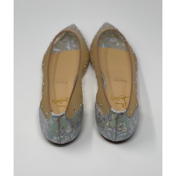 Christian Louboutin follies strass flat rete/calf - Picture 9 of 16
